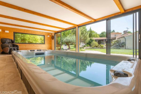 Jacuzzi - Spa de nage - Parc arboré